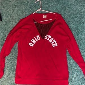 ⭐️OHIO STATE VICTORIA SECRET LONG SWEATSHIRT⭐️